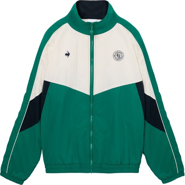 Le coq sportif ルコックスポルティフ ナイロンワッシャーフルジップウィンドジャケット マルチスポーツ ウインドシャツ レディース LT6SWB30L-GR00