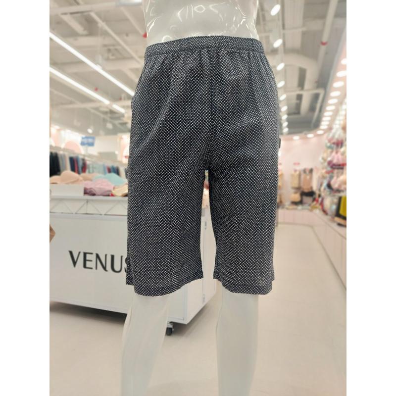 [釜山店] []綿80番手リップル 残幾何学模様捺染 男性イージー下衣(WPA871MP NB)