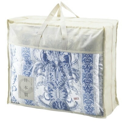 40%OFF 【ウール50%入り 日本製合掛けふとん ブルー NW-150】ギフト プレゼント 詰め合わせ 香典返し お返し お彼岸 敬老の日