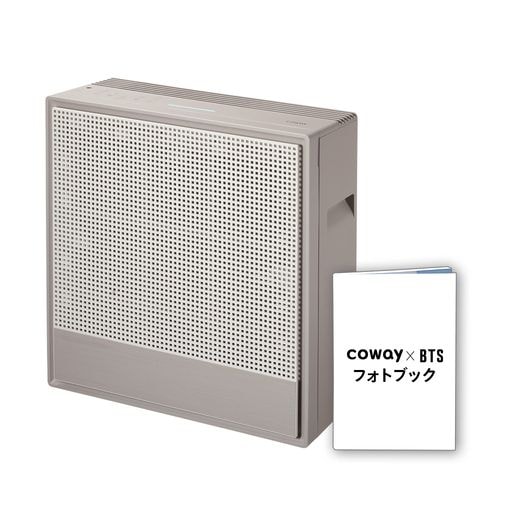 COWAY 空気清浄機 AIRMEGA 250 限定フォトブック付き 35畳 0.01ΜM対応 ウイルス PM2.5 ペット 脱臭 スマート/花粉/おやすみモード グレージュコーウェイエアメガ AP-