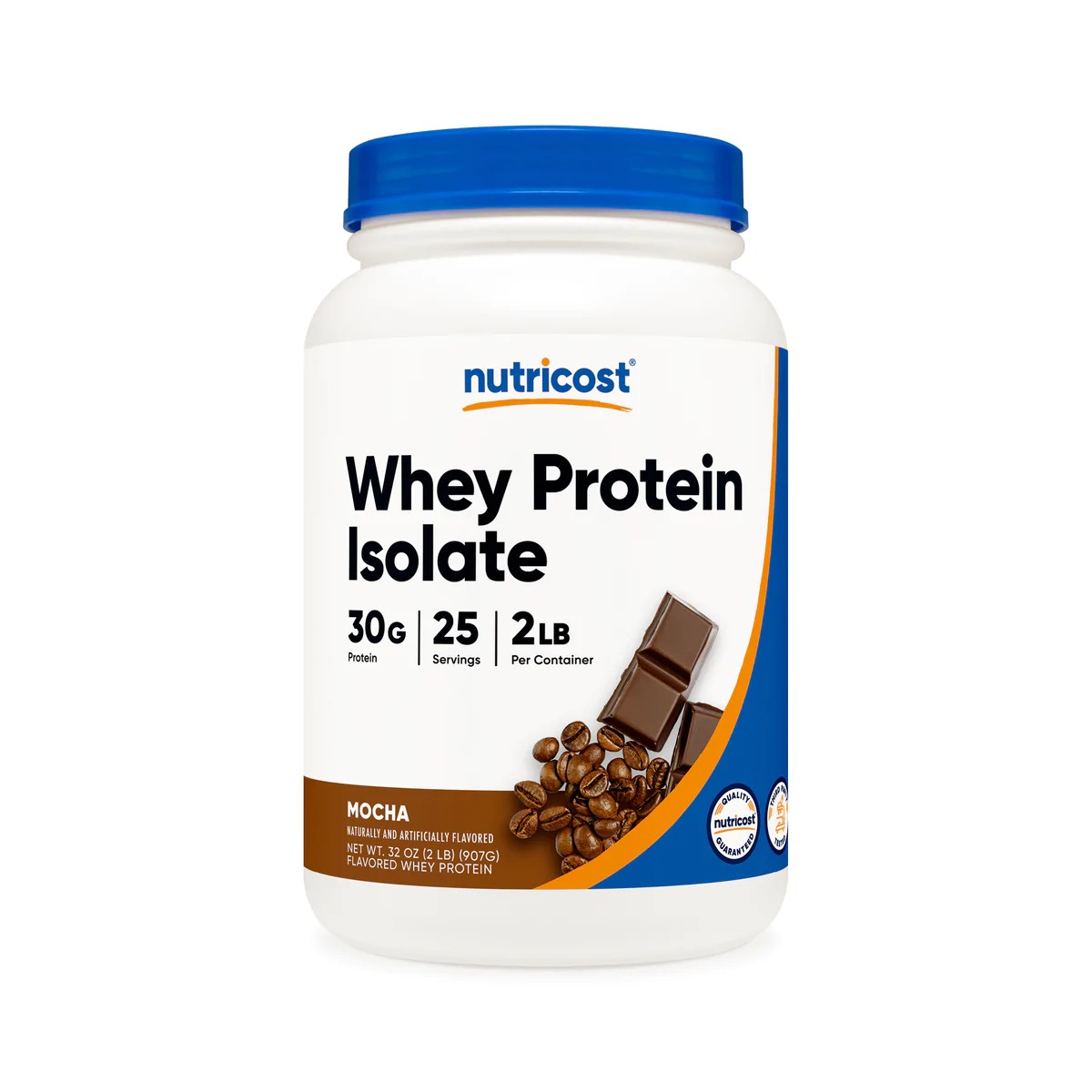 [USA] Nutricost ニュートリコスト Whey Protein Isolate Powder Mocha (2 LB)