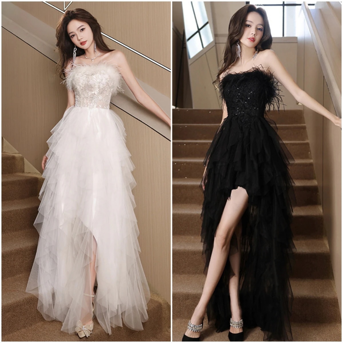 ブラックイブニングドレス2024宴会ブドレス誕生日成人式 5,762円