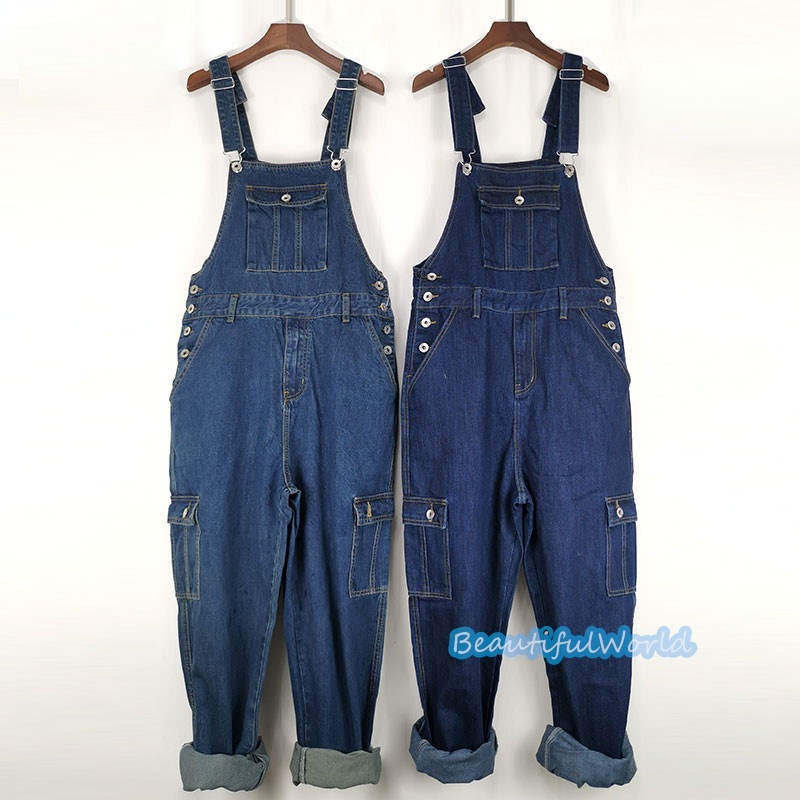 サロペット メンズ オーバーオール デニムオーバーオール つなぎ オールインワン サスペンダー ストリートアメカジ 作業服 春秋 お洒落24bdk35