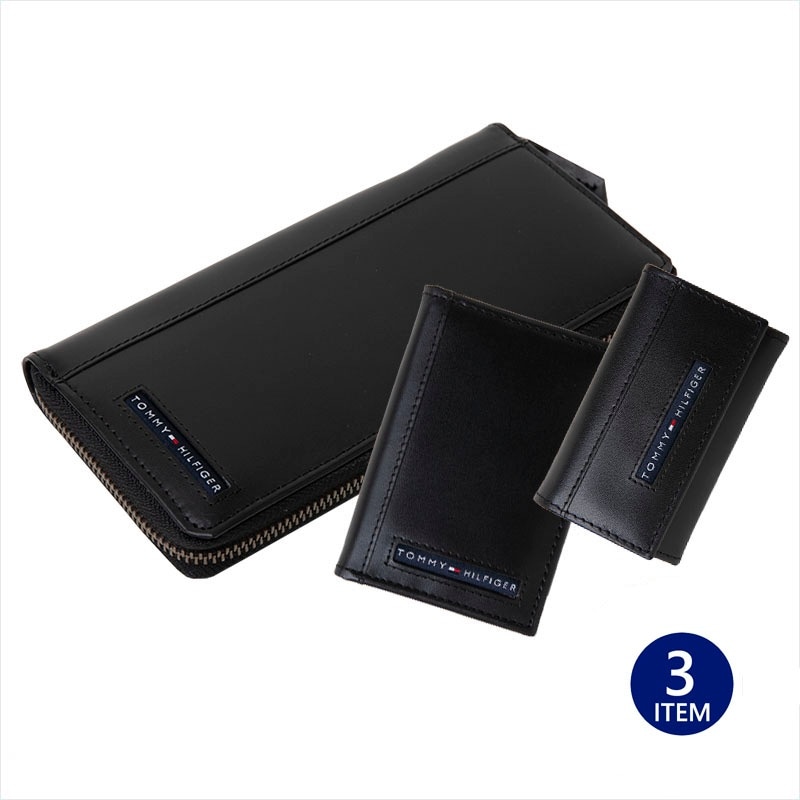 ラウンドファスナー長財布 名刺入れ カードケース キーケース 3点セット レザー メンズ ギフト プレゼント 贈り物 31tl13x025 31tl20x026 31tl17x017 BOX付