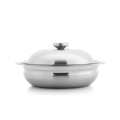 アップルポット　浅型鍋　20cm　1-2人用　5層ステンレス