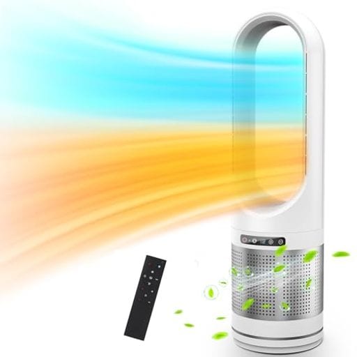 【2024新登場・空気浄化・冷暖兼用】セラミックヒーター 暖房器具 ファンヒーター 電気ヒーターセラミックファンヒーター 冷暖房 エコヒート 電気ストーブ 3段温風 ECOお任せ 20-35温度設定