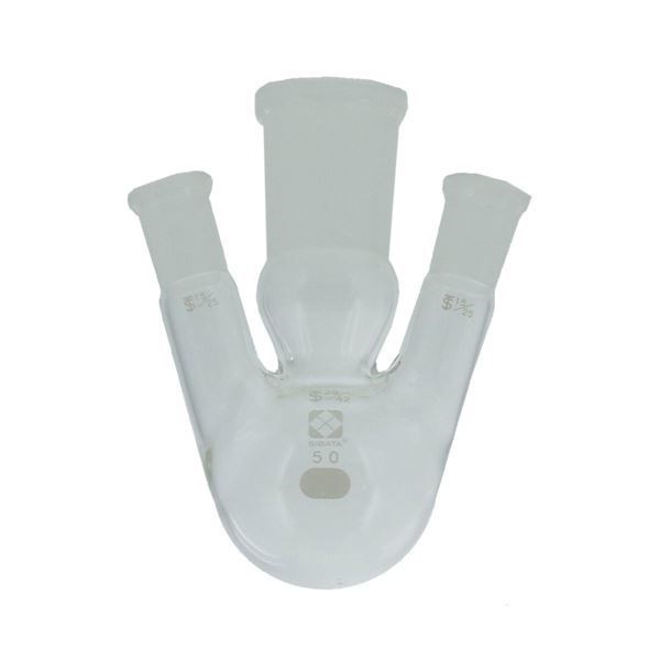 [柴田科学]共通摺合三口丸底フラスコ 200mL