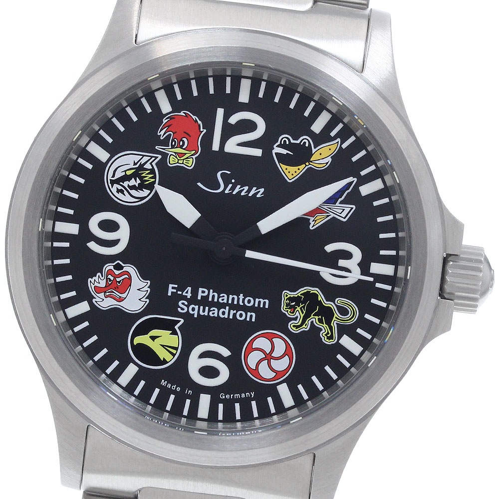 ジン Sinn F-4ファントム 日本限定200本 556.F-4 自動巻き メンズ 極美品 箱付き_959894【中古】