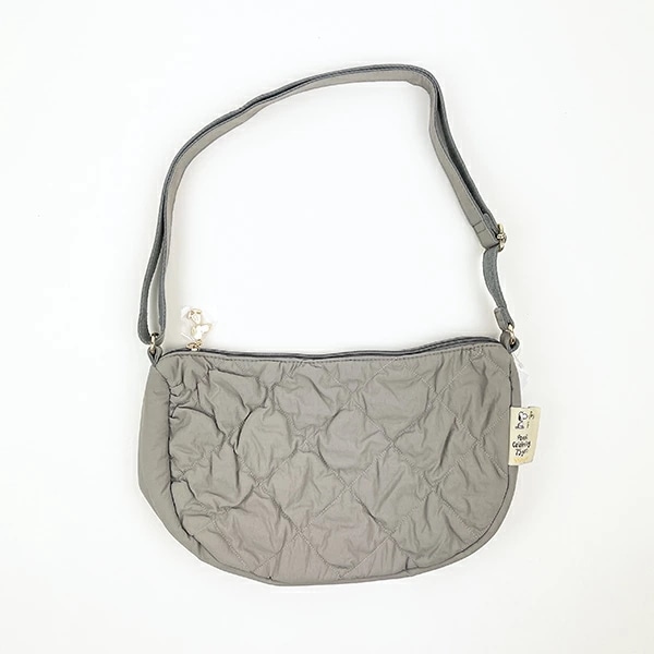 スヌーピー キルティング ショルダーバッグ グレー SNOOPY_1702-200906