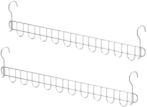 下村企販 10連ハンガー 2個組 【日本製】 等間隔に干せる 片寄り防止 まとめて取り込み 浴室乾燥OK 外干し