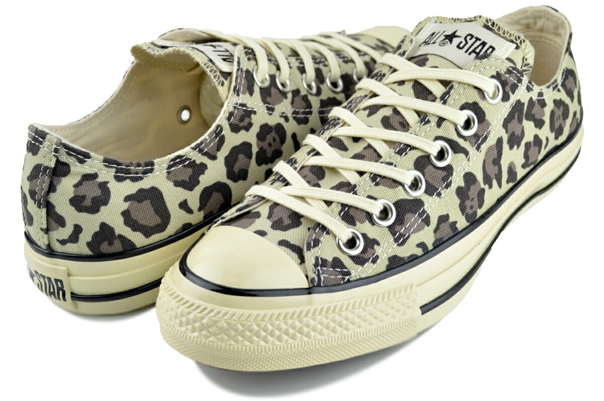 オールスター エイジド LP OX ベージュ レオパード ローカット 1se687