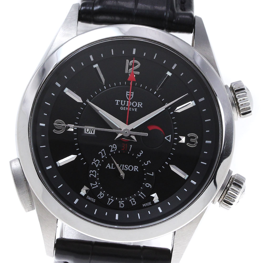 チュードル TUDOR 79620 ヘリテージ アドバイザー パワーリザーブ 自動巻き メンズ _849659【中古】