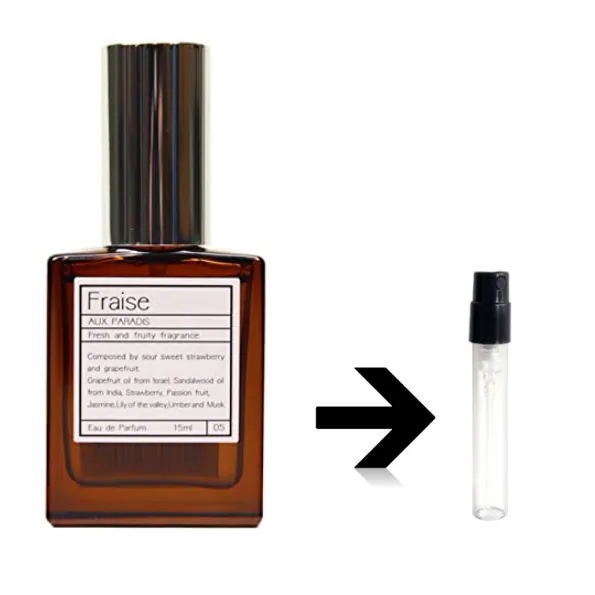 10ml フレイズ オードパルファム AUX PARADIS オゥパラディ　アトマイザー お試し 香