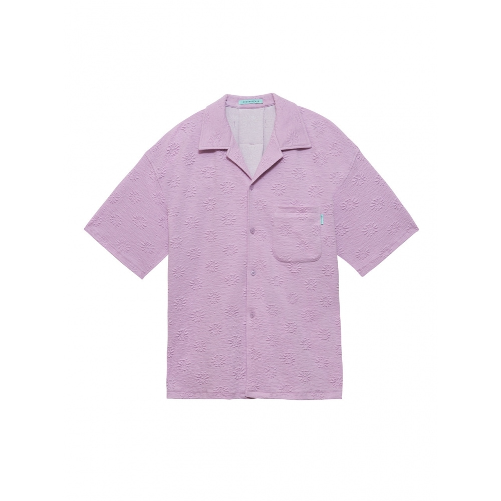 INSTANTFUNK Msフローラルエンボシャツラベンダー