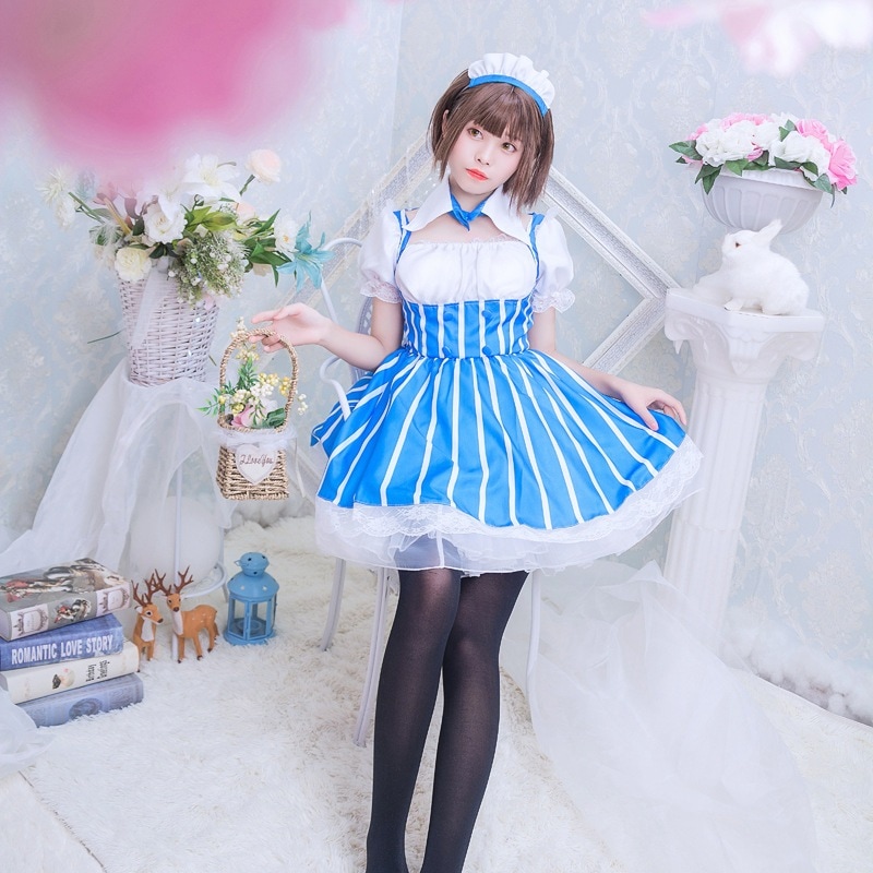 コスプレ：通りすがりの彼女の育てかた 加藤恵 メイド服