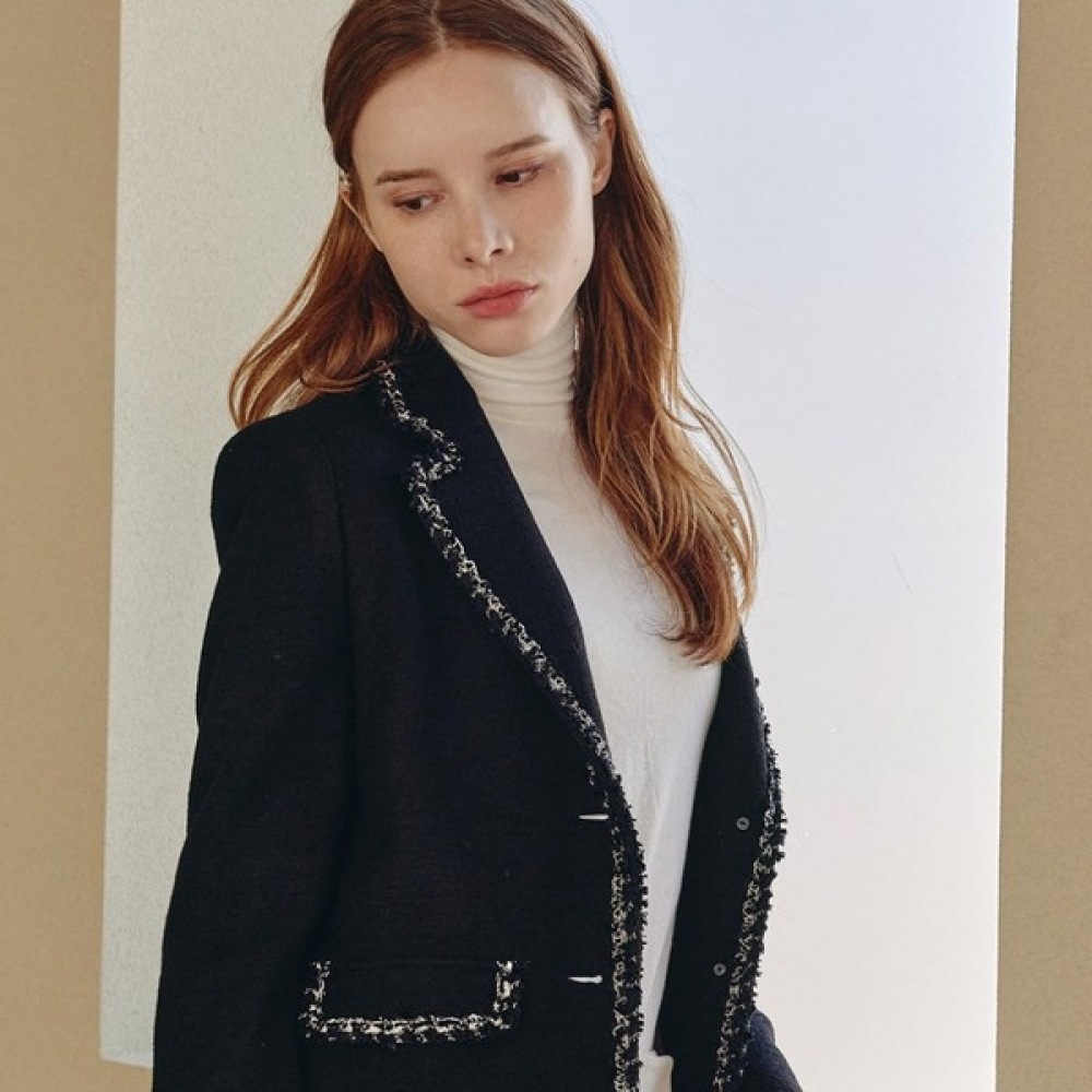 (リアーナニューヨーク) ポイントテープカラーウールジャケット RQIWJK060