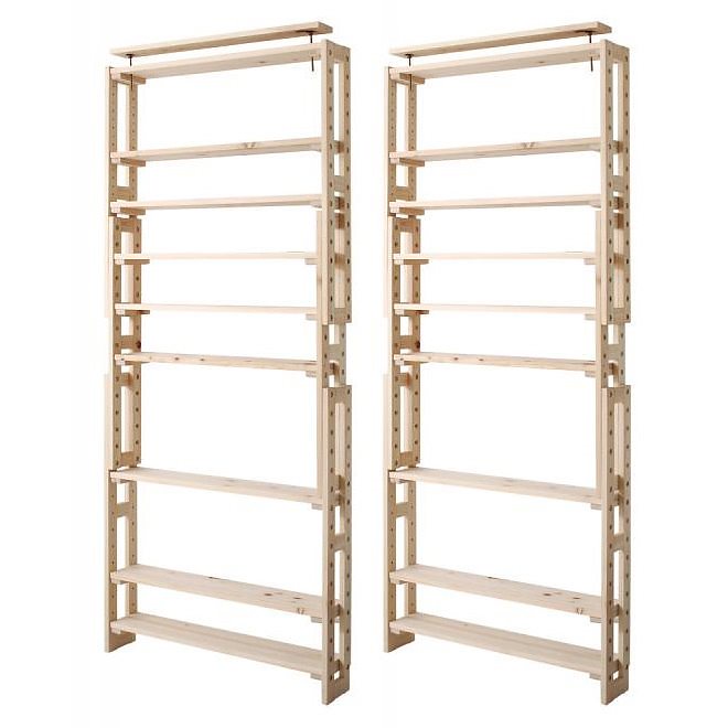 国産ひのきつっぱりシェルフ/ラックシリーズ シェルフ本体 幅180 奥行17