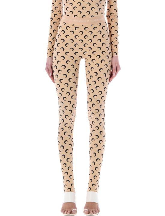 MARINE SERRE Women Leggings WPA111A CJER0001TA10 Beige