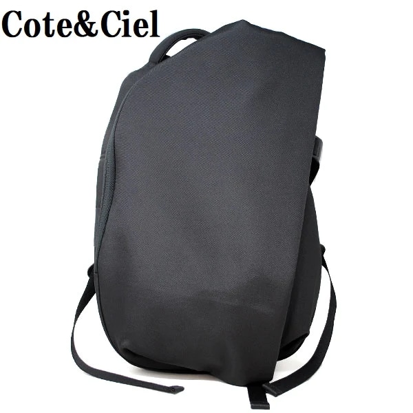 Cote&Ciel 28470 BLACK ISAR S ECOYARN イザール エコヤーン バックパック リュックサック デイパック 撥水 PC収納 a4 大容量