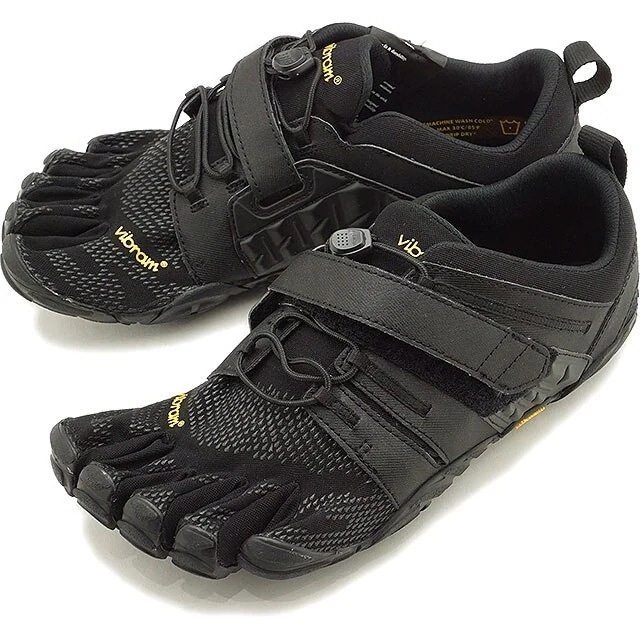 5本指シューズ オールラウンドモデル V-Train 2.0 M [20M7701] メンズ ジム フィットネス トレーニング ランニング スニーカー BLACK/BLACK ブラック系