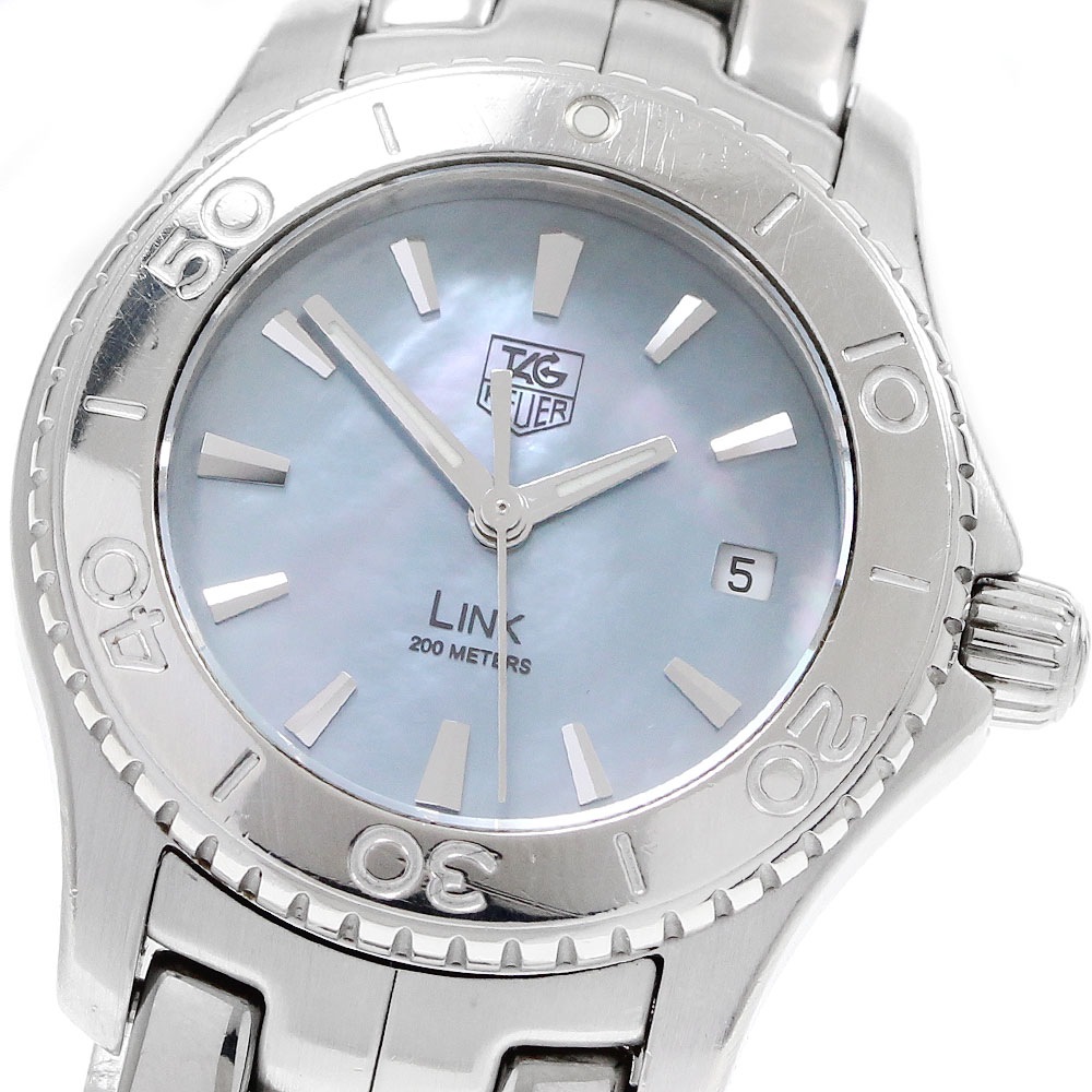 タグホイヤー TAG HEUER WJ1316.BA0573 リンク デイト クォーツ レディース 保証書付き_923591【中古】