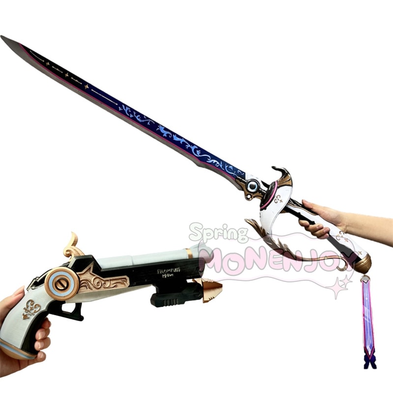Monenjoy 鳴潮 ブラント　武器レプリカ　西洋剣　110cm　銃のレプリカ　非実用品　3d樹脂製　イベント　コスプレ道具 GS1442