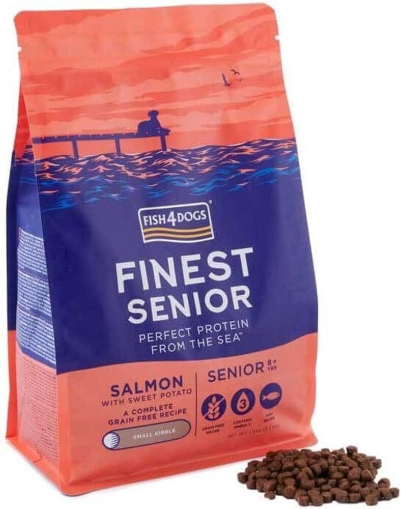 全国送料無料 フィッシュ4ドッグ FISH 4 DOGS ドッグフード ファイネスト サーモン シニア小粒 1.5kg