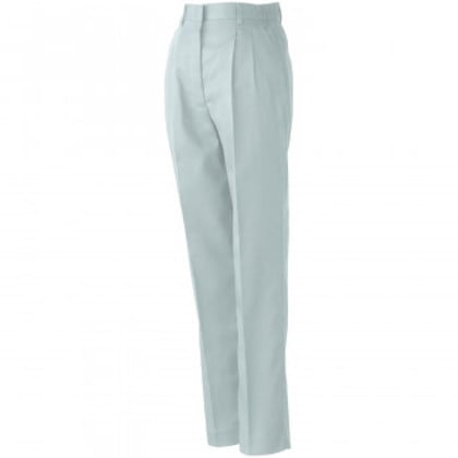 桑和 420 レディースツータックスラックス LLサイズ シルバーグレー(22)