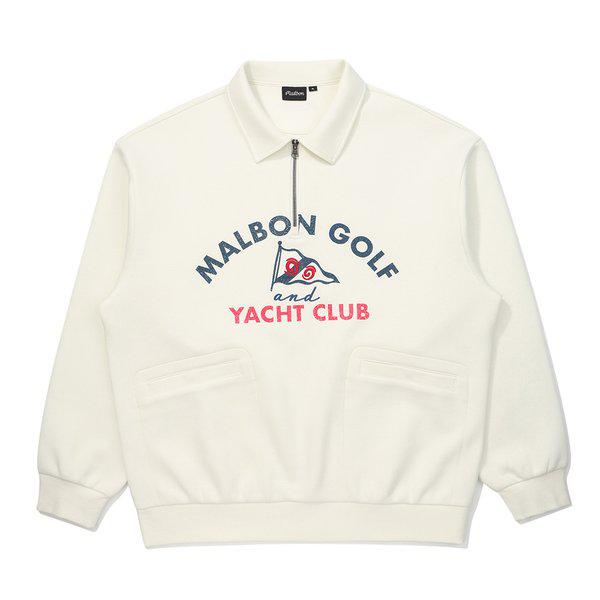 [マルボン公式] カラー型エアリーTシャツ IVORY (MAN)