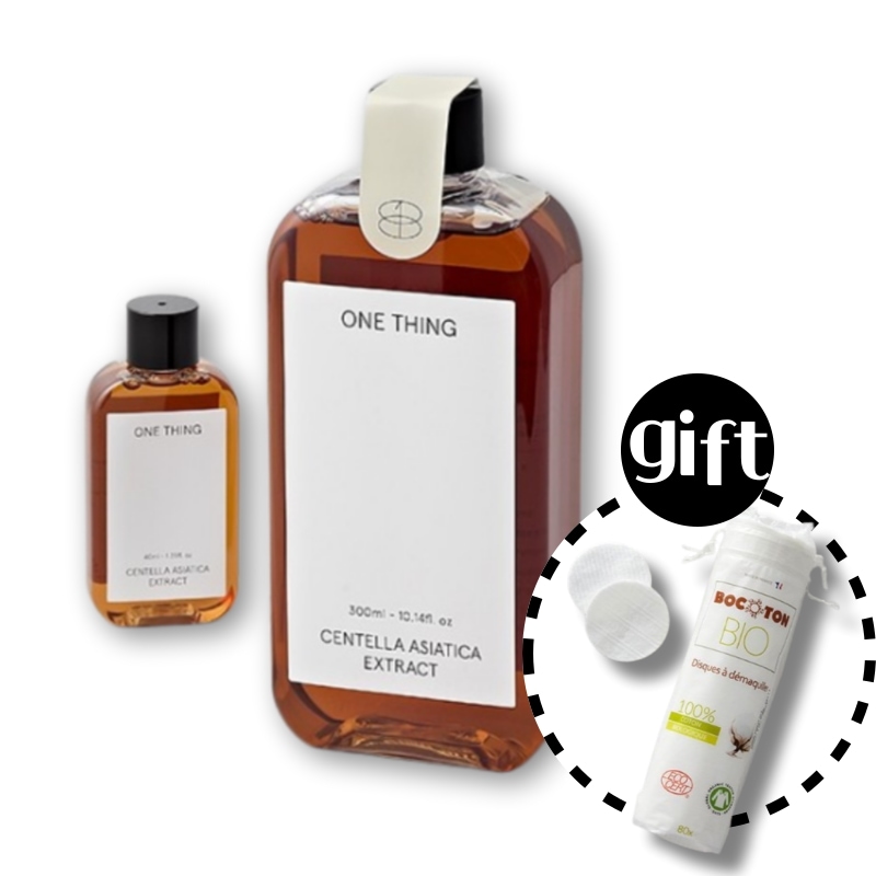 [贈呈セット]ウォンシン ツボクサ 抽出物 エッセンス 300ml+追加40ml+GIFT オーガニックコットン80枚