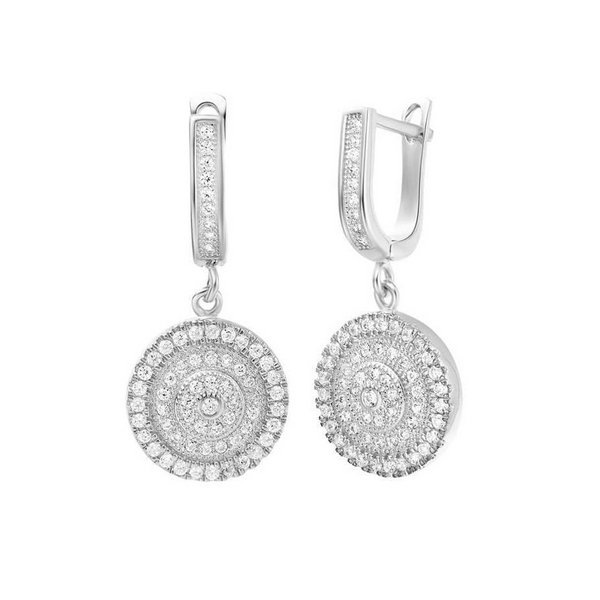 ピアス レディース ロジウムコーティング キュービックジルコニア パヴェ キャッチレス サークル LUPIS 15,170円