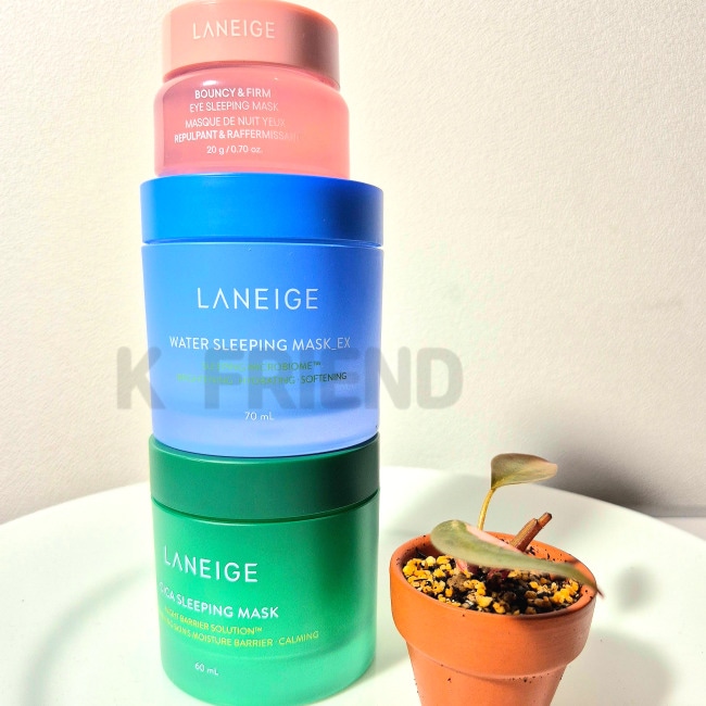 [企画セット3種構成] ウォータースリーピングマスクEX 70ml + シカスリーピングマスク60ml + バウンシーアンドファームアイスリーピングマスク20g 8,483円