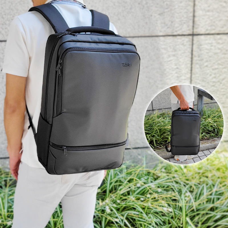 Toki トキ 撥水 軽量 ビジネス トラベル リュックサック リュック レディース メンズ 大容量 キャリーオン バックパック 通学 通勤 キャリーオン 1泊 2泊