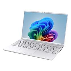 【新品/在庫あり】富士通 FMV Note U UQ-L1 FMVUQSL1WA シルバーホワイト 14インチ Snapdragon X メモリ 16GB SSD 512GB Office H&B20