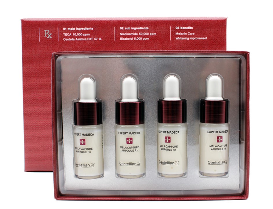 レビューの多い韓国ホームショッピング化粧品 センテリアン24[Centellian 24]MADECA Melacapture Ampoule(美.白)Gift set! マデカ トーンアップアンプル