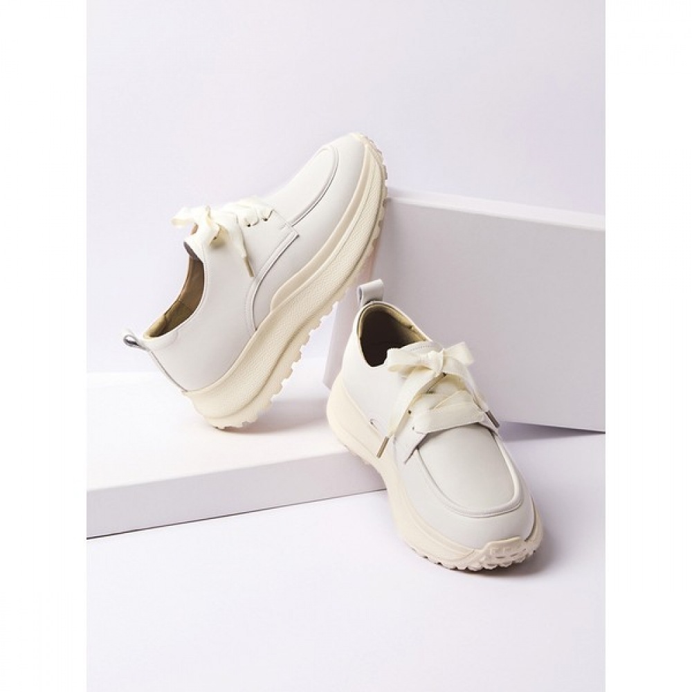 (Mook) レディースクッキングカウハイドスニーカー 2色