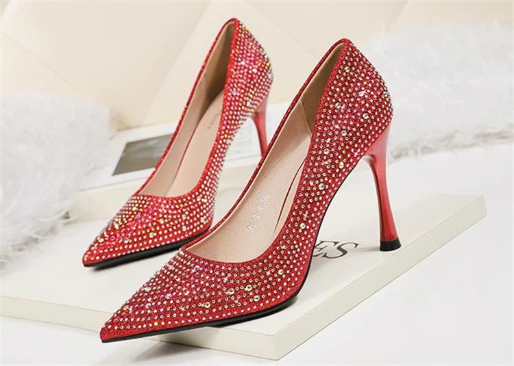 早い者勝ち ファッション ハイヒール パンプス 細ヒール シングルシューズ ピンヒール 宴会場 シューズ