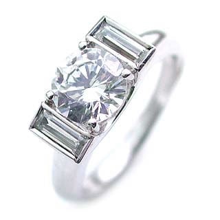 (Brand アニーベル) Pt ダイヤモンドデザインリング（婚約指輪エンゲージリング）楽ギフ_包装02P26Mar16