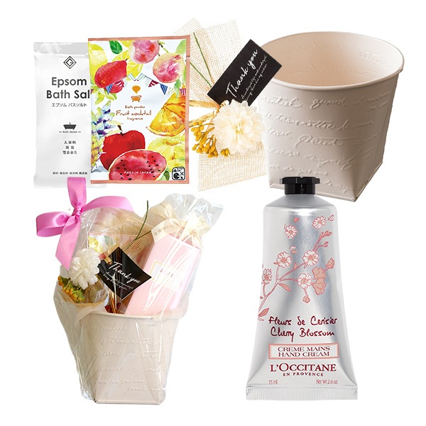 ハンドクリーム 選べる ハンカチ タオル 入浴剤 コスメ ギフトセット プレゼント