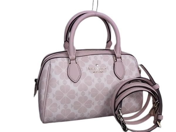 ハンドバッグ スペードフラワー SPADE FLOWER PVC×レザー KG483 650 2WAY クロスボディ ショルダーバッグ ピンク系 プレゼント デイリー 丈夫【本物保証】