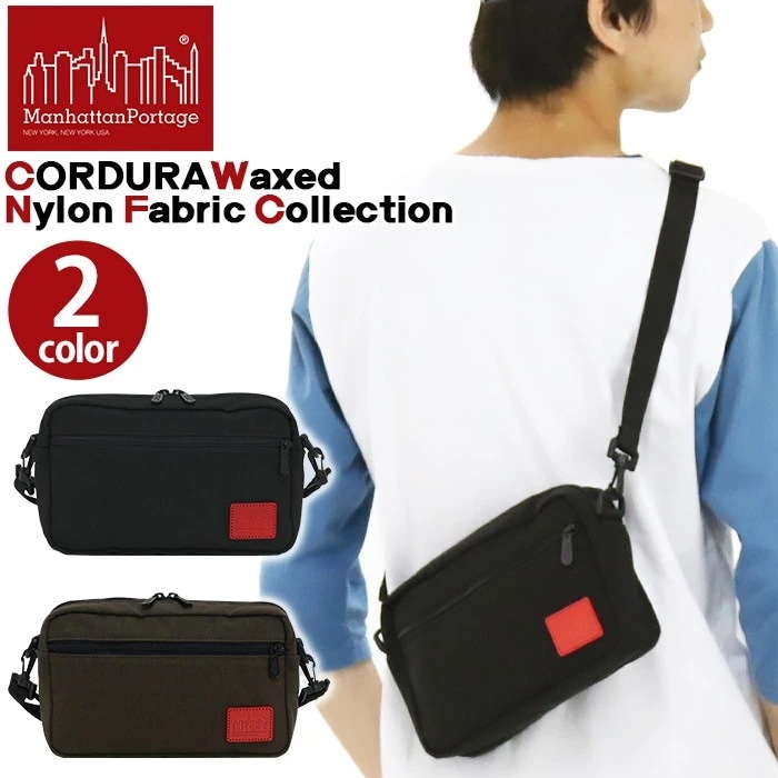 ショルダーバッグ ミニ ポーチ メンズ レディース 撥水 A5 CORDURA Waxed Nylon Fabric Collection Jogger Bag XS MP1404LWXN