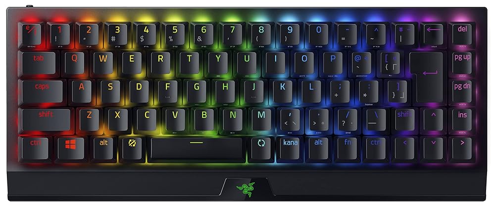Razer BlackWidow V3 Mini HyperSpeed JP ワイヤレス メカニカルキーボード Green軸 日本語配列 RZ03-03891700-R3J1