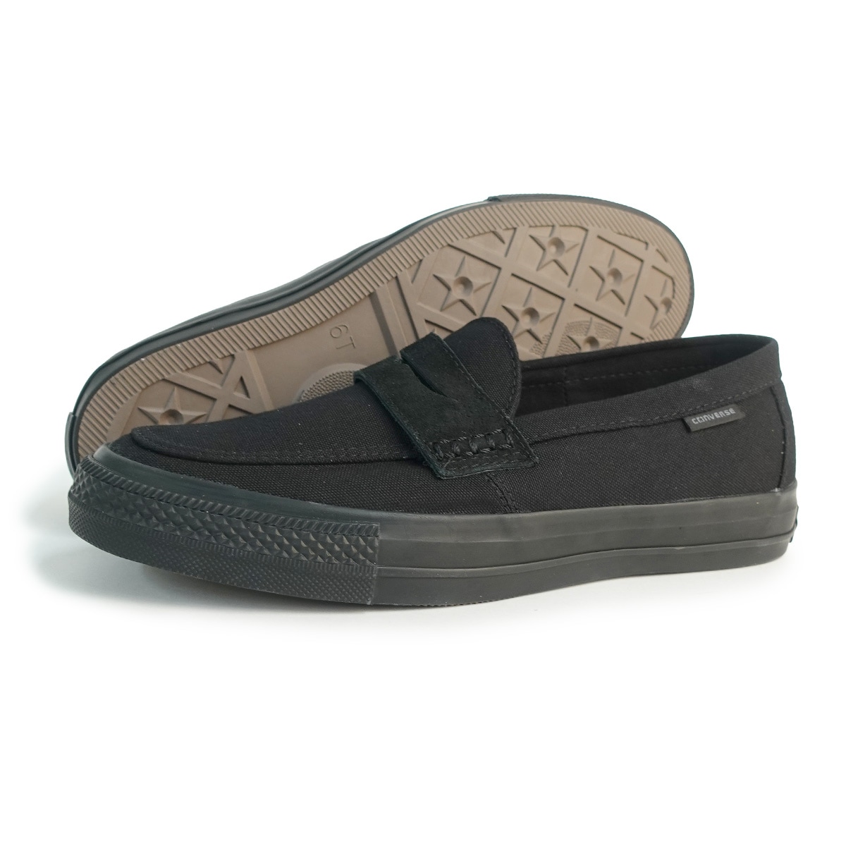 メンズ レディース ローファー スニーカー CXP ブラックモノクローム 黒