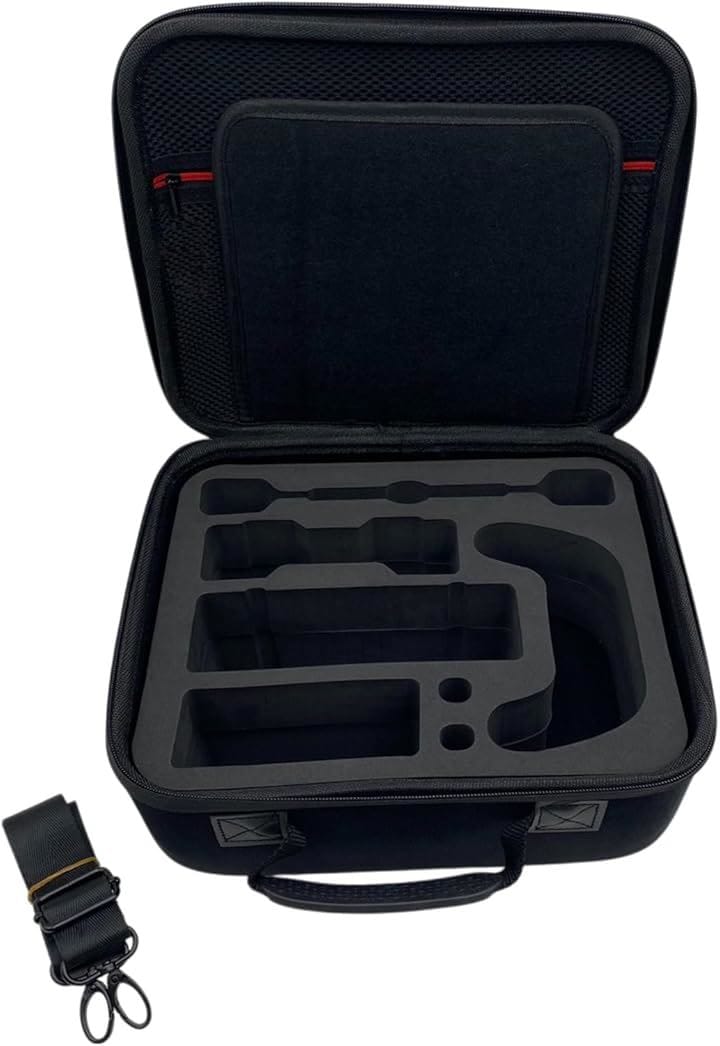 ゲーム ケース 大容量 ゲーム機 本体 収納バッグ ショルダーベルト付 コントローラー 保護 整理整頓(ブラック)