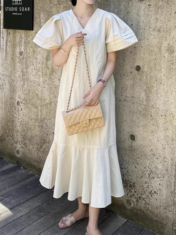 ロングワンピース40代/30代/20代フレンチシックノースリーブタンクトップワンピース女夏の新作高級感冷淡風ロングスカート レディースリネンワンピ 05