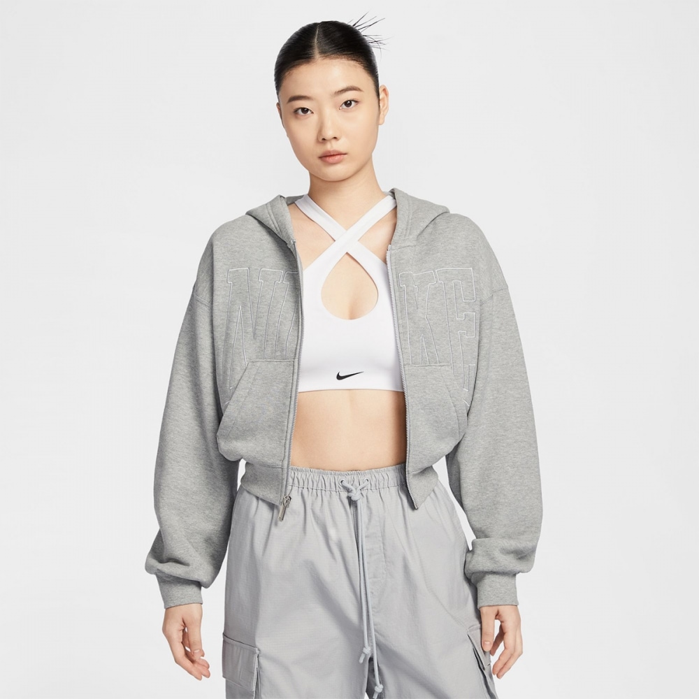 ナイキナイキスポーツウェアレディースフルジップクロップドフレンチテリーパーカー HJ0276-063 11,946円