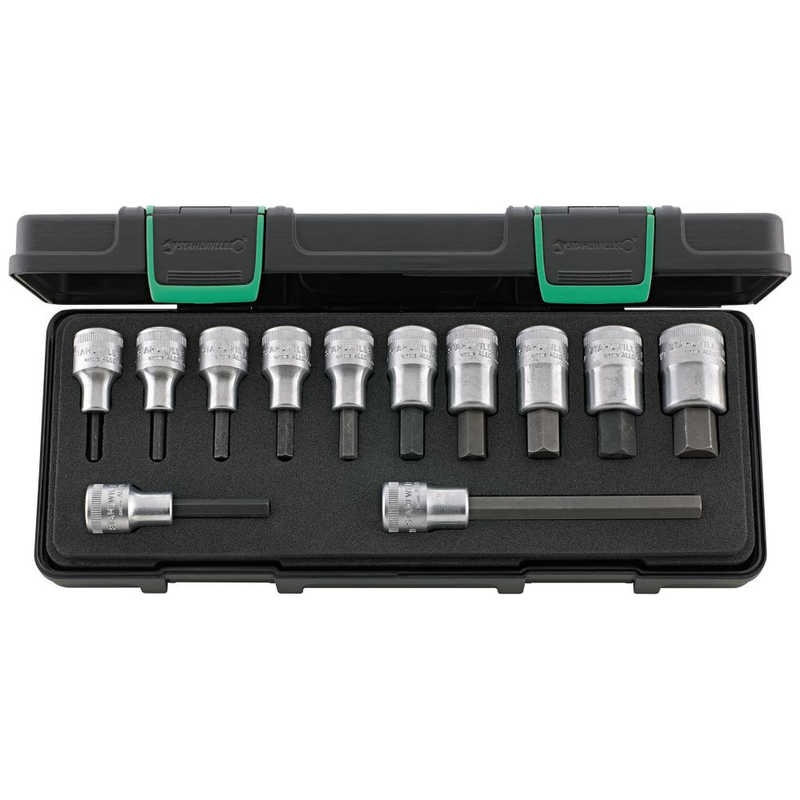 STAHLWILLE　12点組 1/2SQ インヘックスソケットレンチセット　54/12KN 38,006円