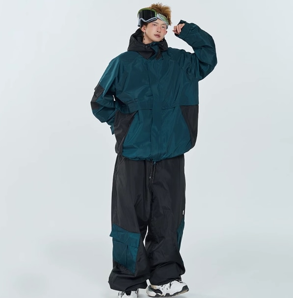 スノーボードウェア 2024 2025 上下セット レディース メンズ 防水20000 ジャケット アウター パンツ 韓国風 防水防寒防雪保温