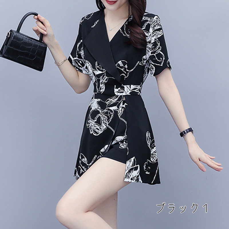 かわいいワンピース ミニ ミニ丈 ショート ショート丈 袖あり 半袖 5分袖 五分袖 Vネック カシュクール 薄手 大人可愛い きれいめ シンプル 大人 上品 おしゃれ お洒落 かっこいい