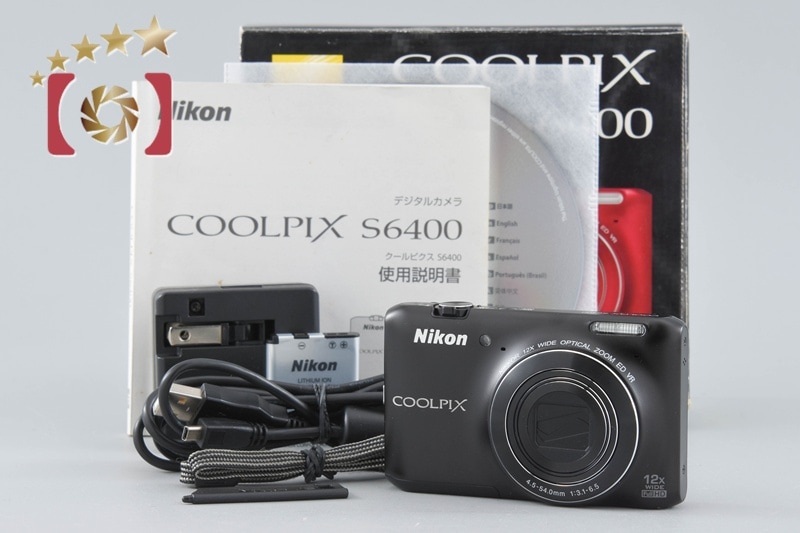 COOLPIX S6400 スマートブラック コンパクトデジタルカメラ 元箱付き